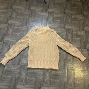 J. Crew Women's Tan Turtleneck Sweater